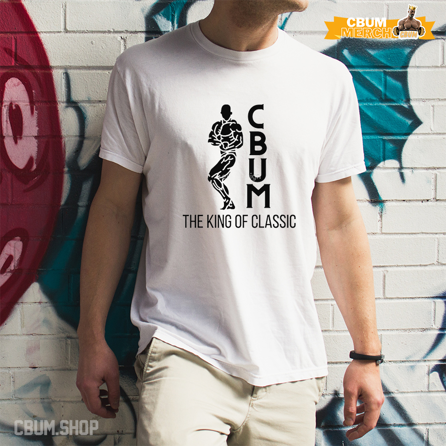 CBUM Classic The King Of Classic 11 White T shirt - Cbum Shop