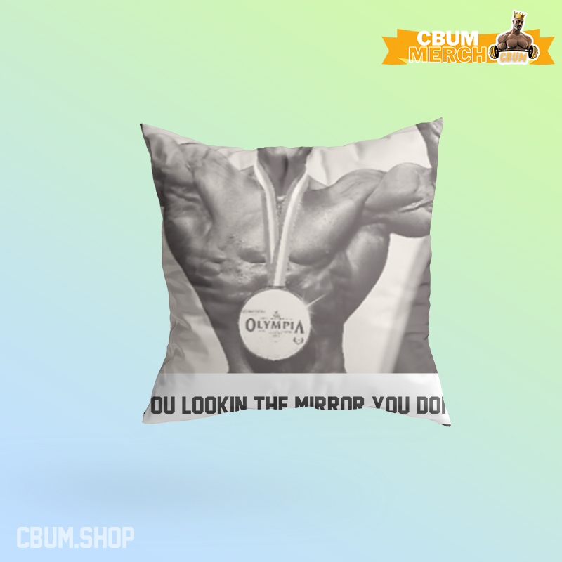 Chris Bumstead Motivational Quote 21_1 Throw Pillow